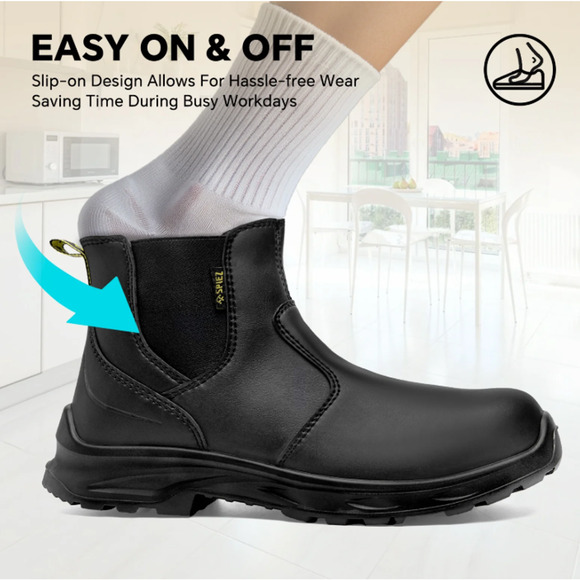 SPIEZ Safety Work Boot Men 8-9 / Women 10-11 | Waterproof | Steel Toe |Certified main image 11